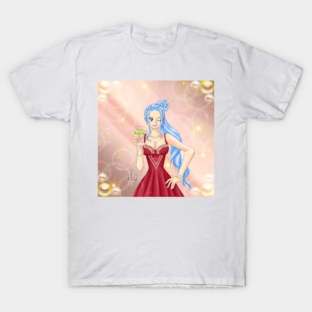 Vivi Sparkle Pearls T-Shirt by AudreyWagnerArt